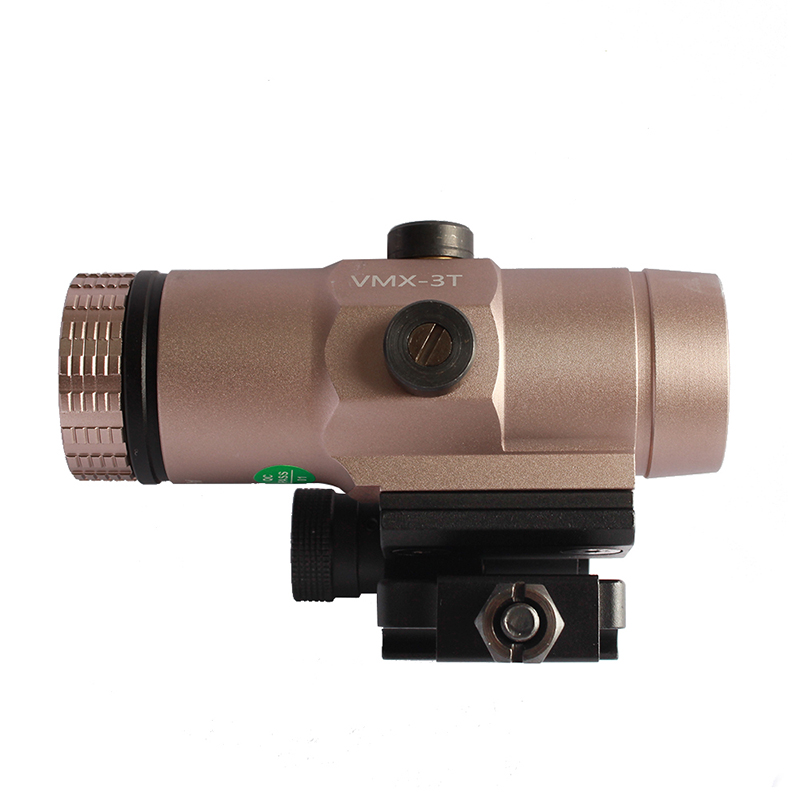 VMX-3T magnifier Sight Switch to Side QD Mount Holographic TAN